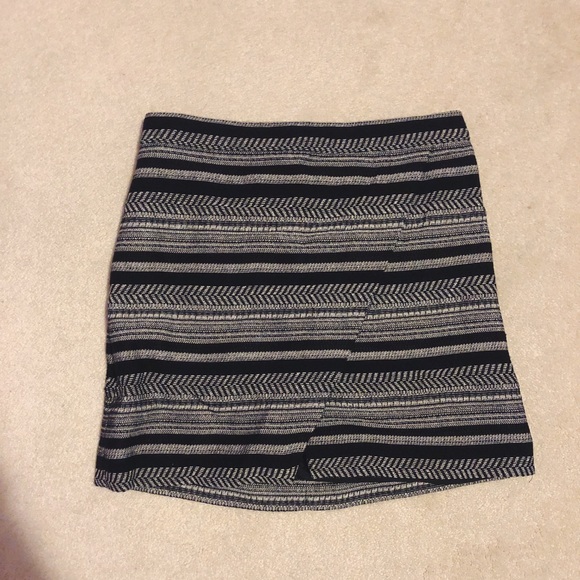 black and white j crew envelope skirt - Picture 1 of 3